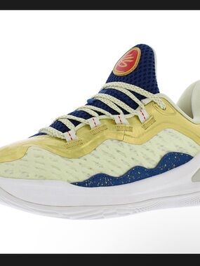 Under Armour Gs Curry 11 Cm Boys Shoes Size 7 Color: Navy/Gold